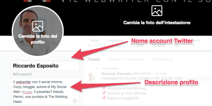 ottimizzazione seo twitter