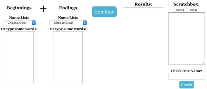 nomi-per-dominio App name domain generator: Dot-o-mator