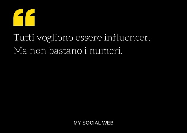 Tema argomentativo sugli influencer.