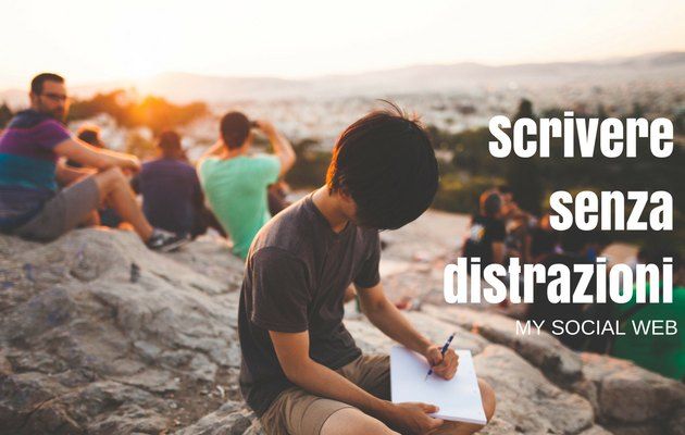 Come scrivere senza distrazioni scrivere senza distrazioni