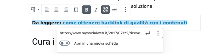 target blank wordpress