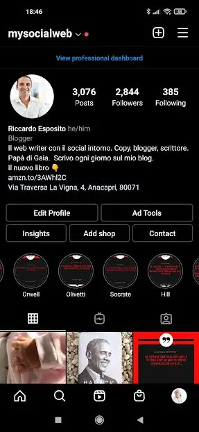 profilo Instagram