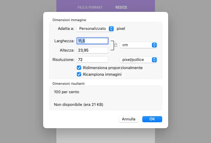 programma per comprimere foto