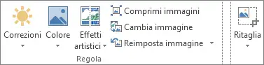 comprimi immagine su word