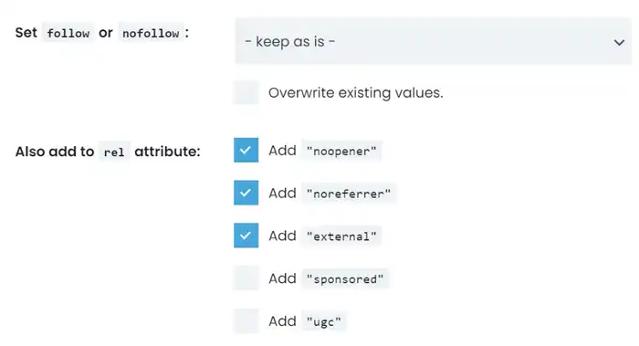 Plugin WordPress per gestire rel="nofollow"