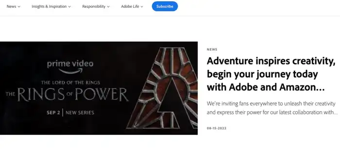 Adobe blog
