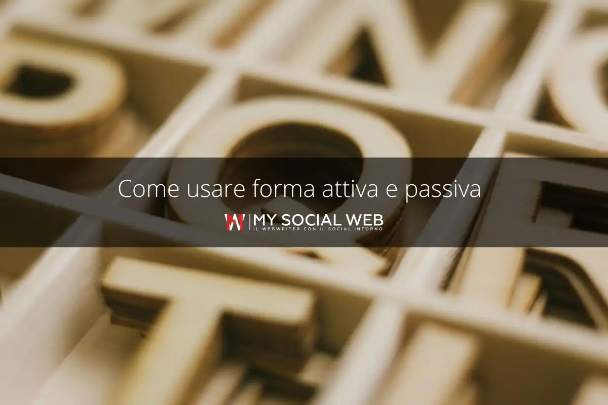 Forma attiva e passiva