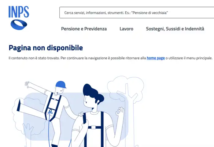 pagina 404 esempio